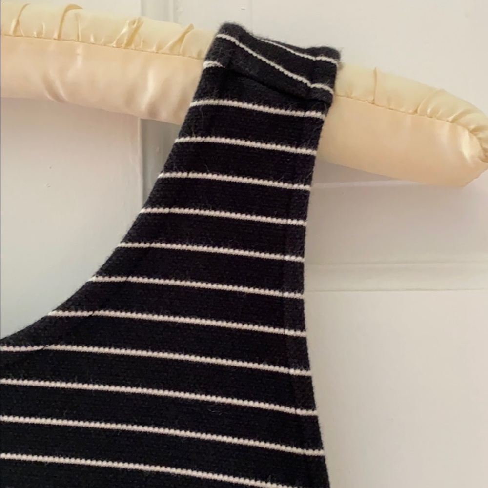 Madewell Black White Stripe Pierside Dress - Picture 4 of 8